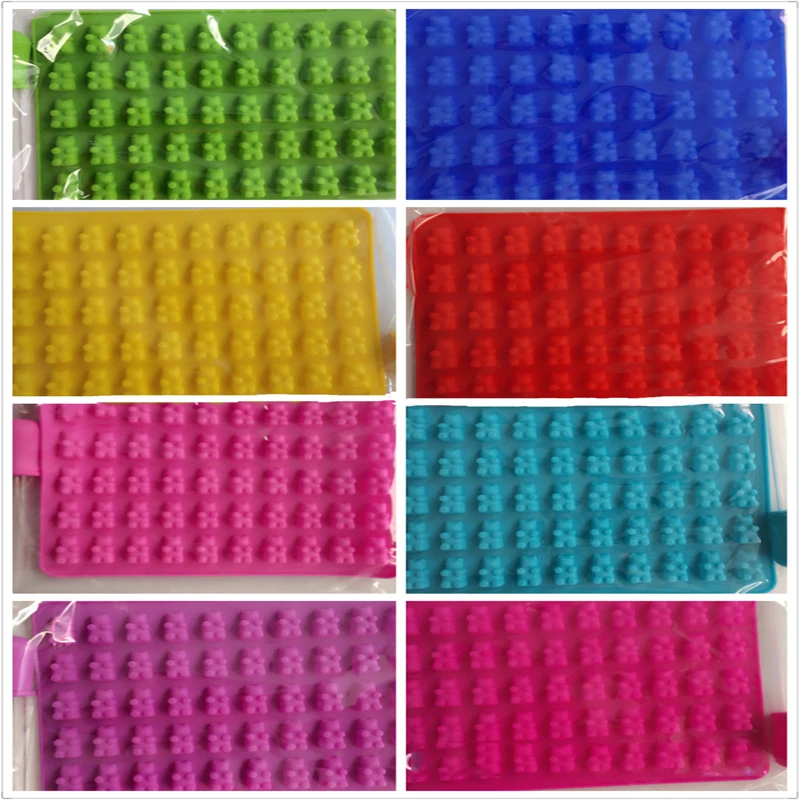 Силиконовые формы выпечки 50 даже торта животных шоколада пресс фарфор медведь