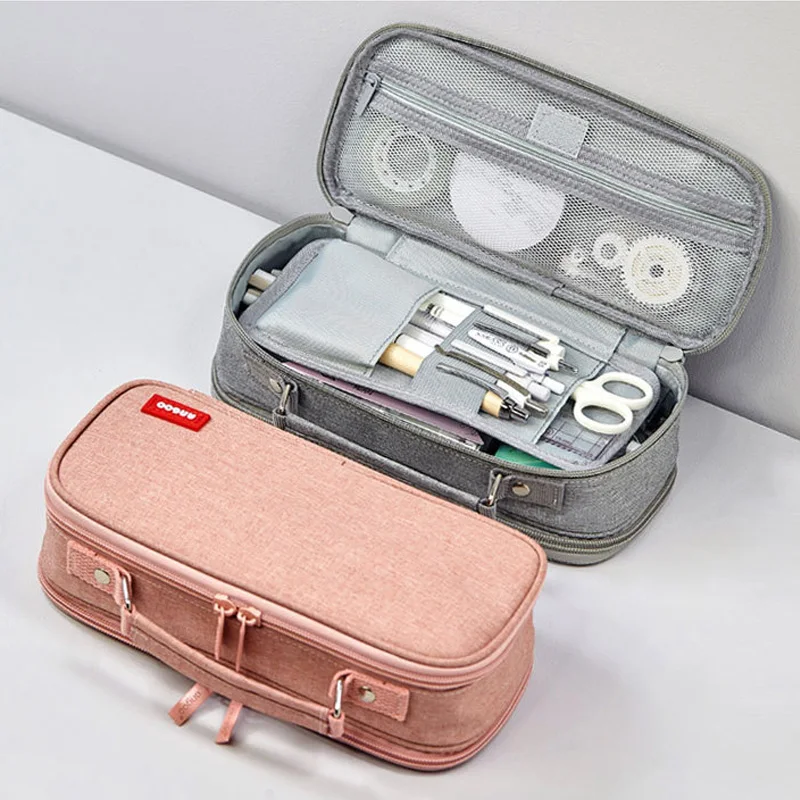 Большой Вместительный чехол карандаш многослойная многофункциональная