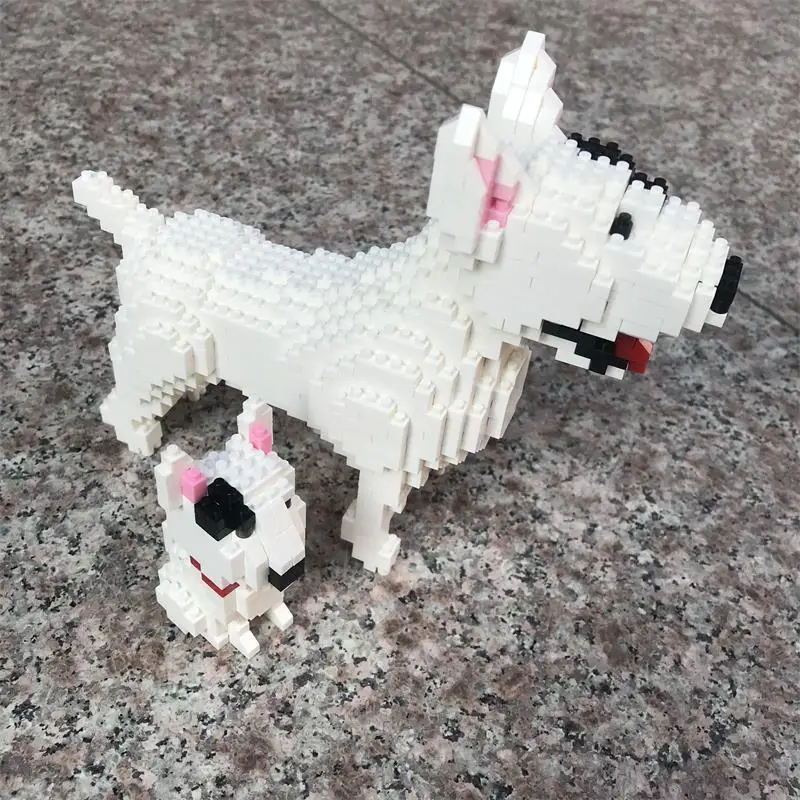 2 в 1 Детский конструктор Американский питбулл-терьер | Игрушки и хобби