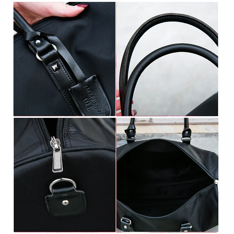 Jiessie&Angela Waterproof Travel Bags For Women Outdoor Bag Men Crossbody Bag Large Carry-on Suitcase Business Luggage Sets