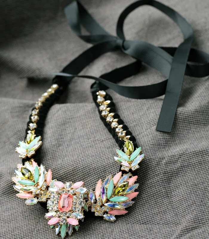 Ожерелье женское из цинкового сплава с имитацией цветка | Украшения и аксессуары