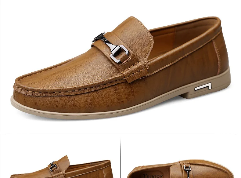 Роскошная обувь; мужские лоферы из натуральной кожи; сезон весна-осень; zapatos de hombre mocasines cuero; повседневные мужские лоферы без застежки; горячая распродажа