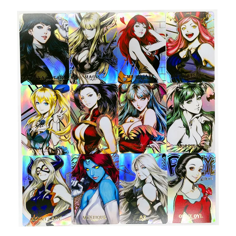 54 unids/set ACG Anime diosa N &deg; 3, juguetes, pasatiempos, coleccionables, juego de colecci&oacute;n de tarjetas-0