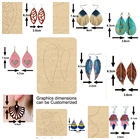 Пресс-формы в виде капель воды, серьги, новинка 2020, пресс-формы и деревянные пресс-формы, подходят для распространенных высекальных машин на рынке