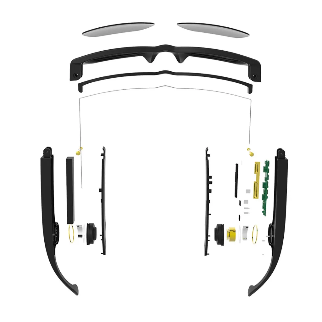 Мужские и женские умные очки BT 5 0 Квадратные Солнцезащитные Blueteeth с костной