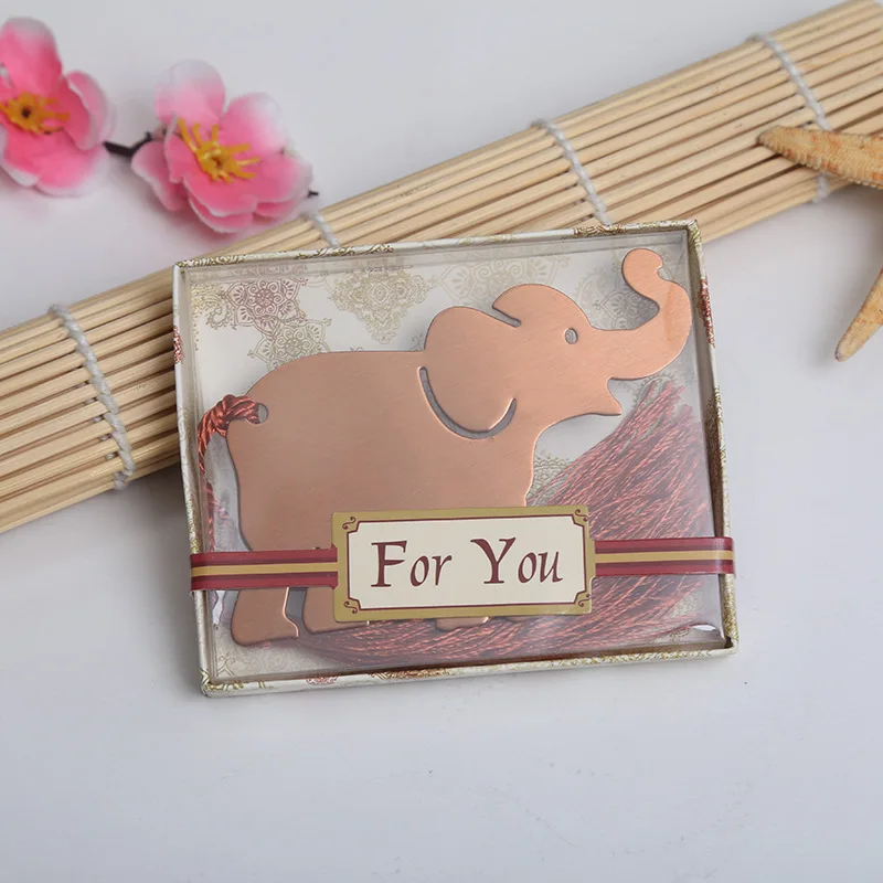 Luck Elephant металлическая закладка для свадебной вечеринки подарок на день рождения