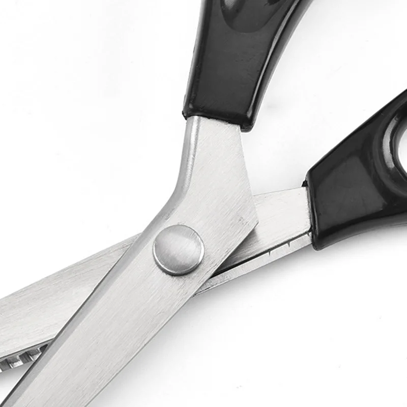 

1pcs Triangular Dog Teeth Serrated Tailoring Scissors, Handmade Lace Scissors, Arc Wave Scissors