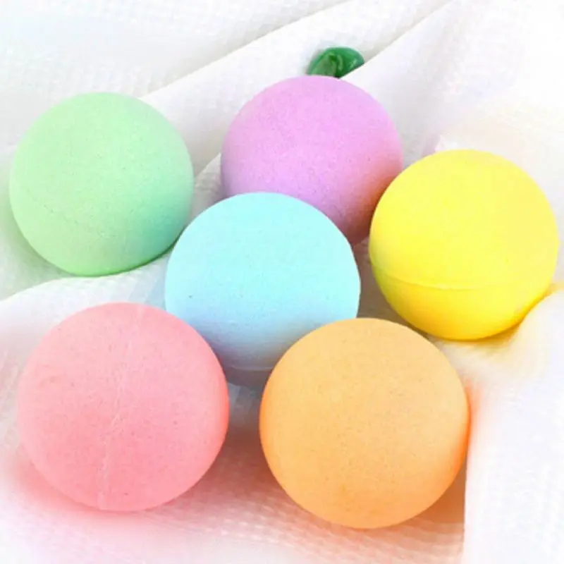 

ABVP 6pcs Deep Bath Salt Body Oil Moisturizing Bath Ball Natural Bubble Bath Salt Ball