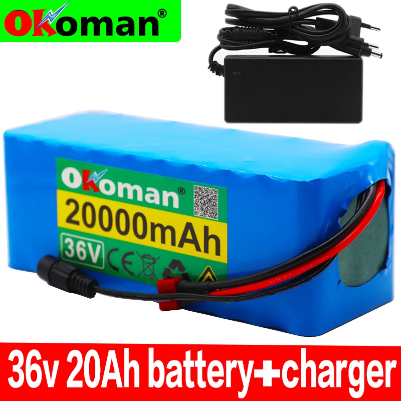 36V аккумулятор 10S4P 20Ah 500W высокой мощности 42V 20000mAh электровелосипед Электрический