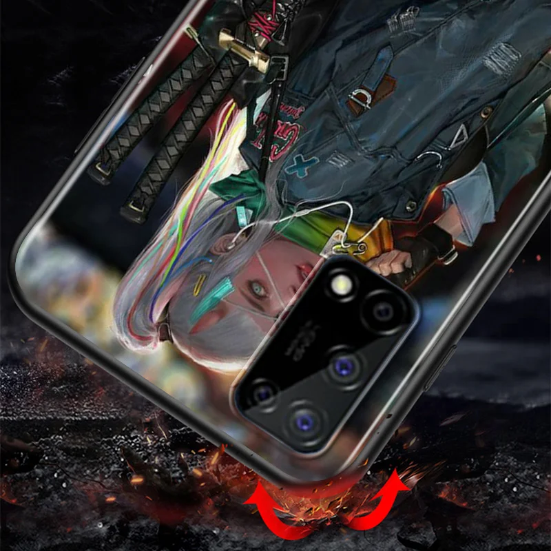 

Cool Street Punk Boy Girl For Huawei Honor V30 30S 30i 30 20E 20i 20S 20 Lite Pro Plus Black Phone Case