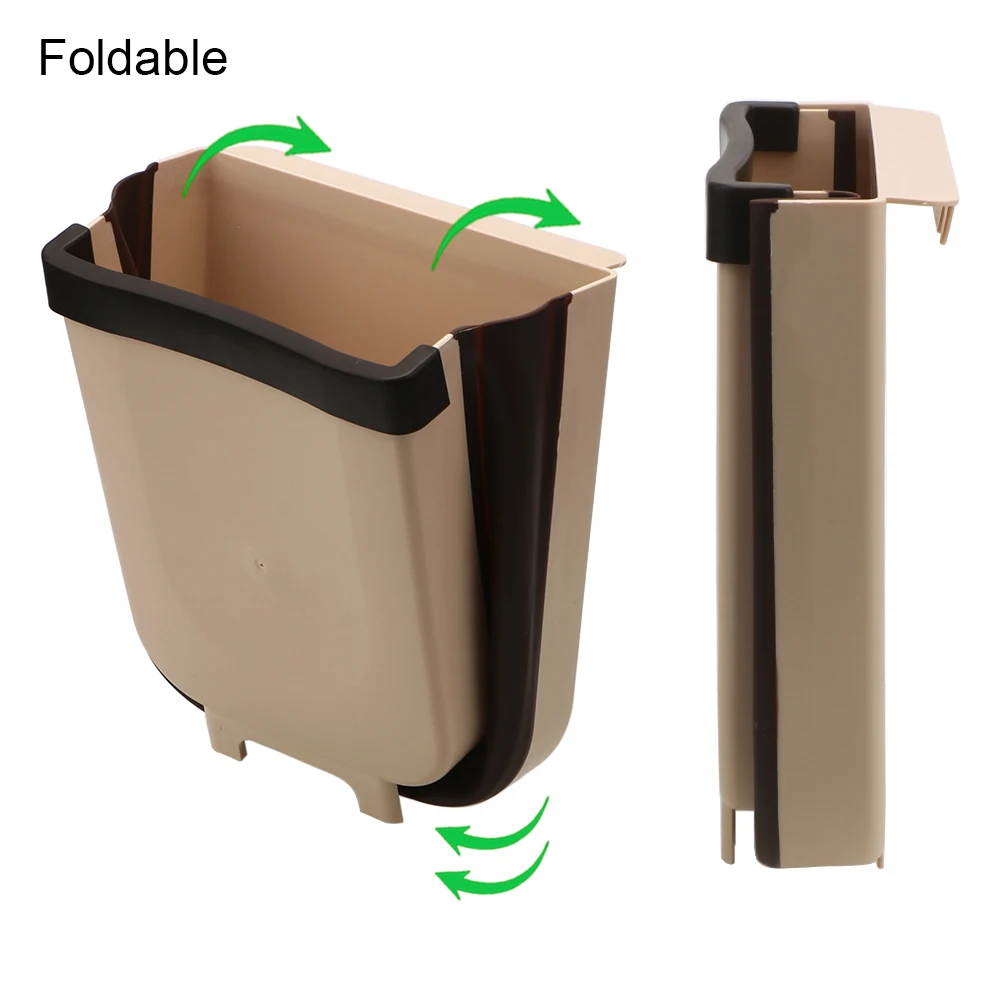 Подвесная корзина для мусора HILIFE дверей кухонного шкафа складное мусорное ведро