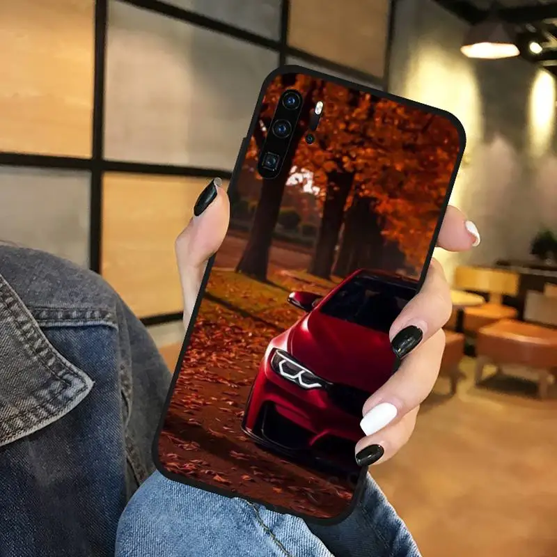 

Blue Red Car cool actual shooting Phone Case For Huawei NOVA 2 2i 2s 3i 4 4e 5 plus P10 lite 20 P20 pro honor10