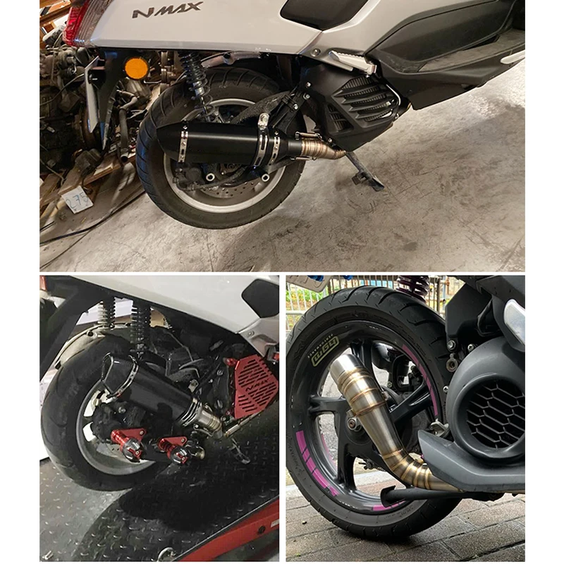 

For Yamaha NMAX155 exhaust NMAX125 nmax 125 muffler Motorcycle exhaust middle link pipe collector front pipe