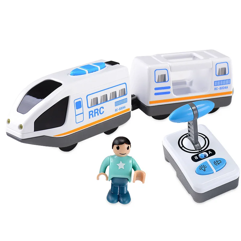 Сине белый Электрический поезд игрушки с - Цена: 1 654,66 руб.