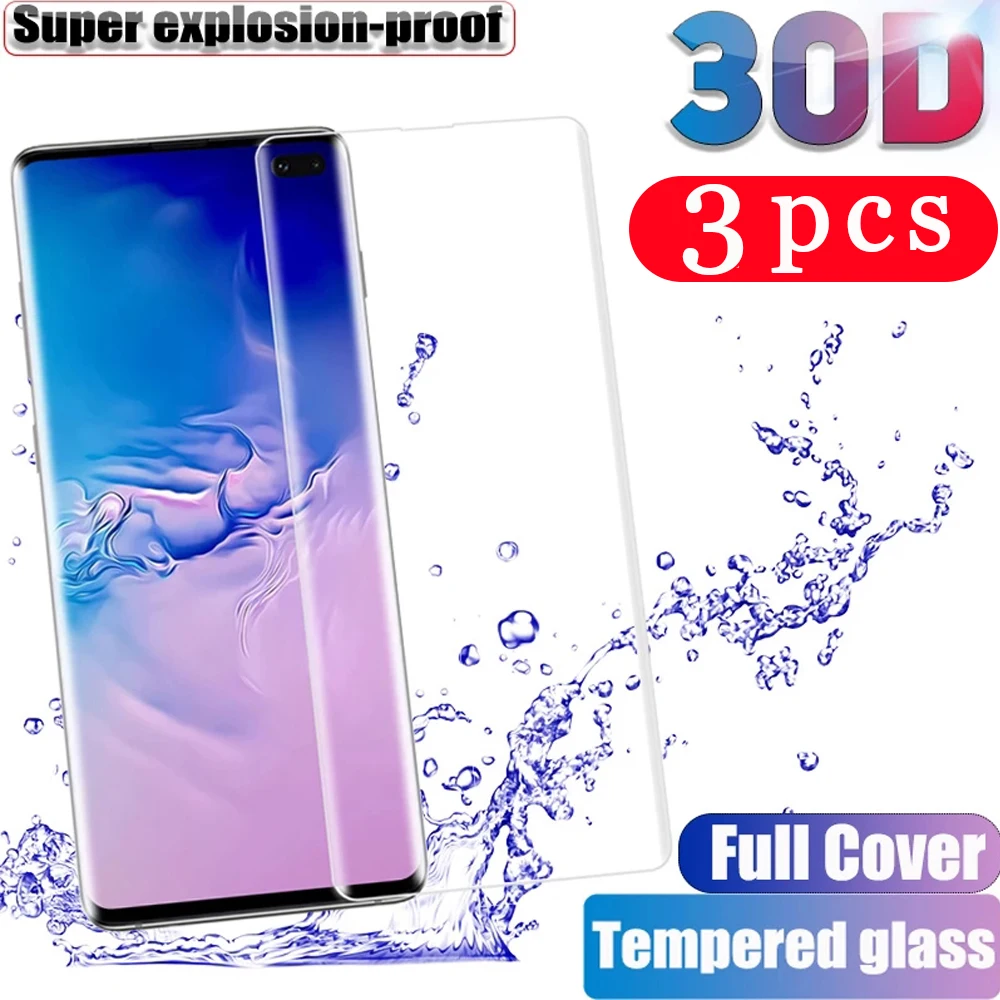 Закаленное стекло для Samsung Galaxy s8 s9 plus s10 lite s10e s20 FE note 20 Ultra 8 9 10 s7 edge Защитная пленка