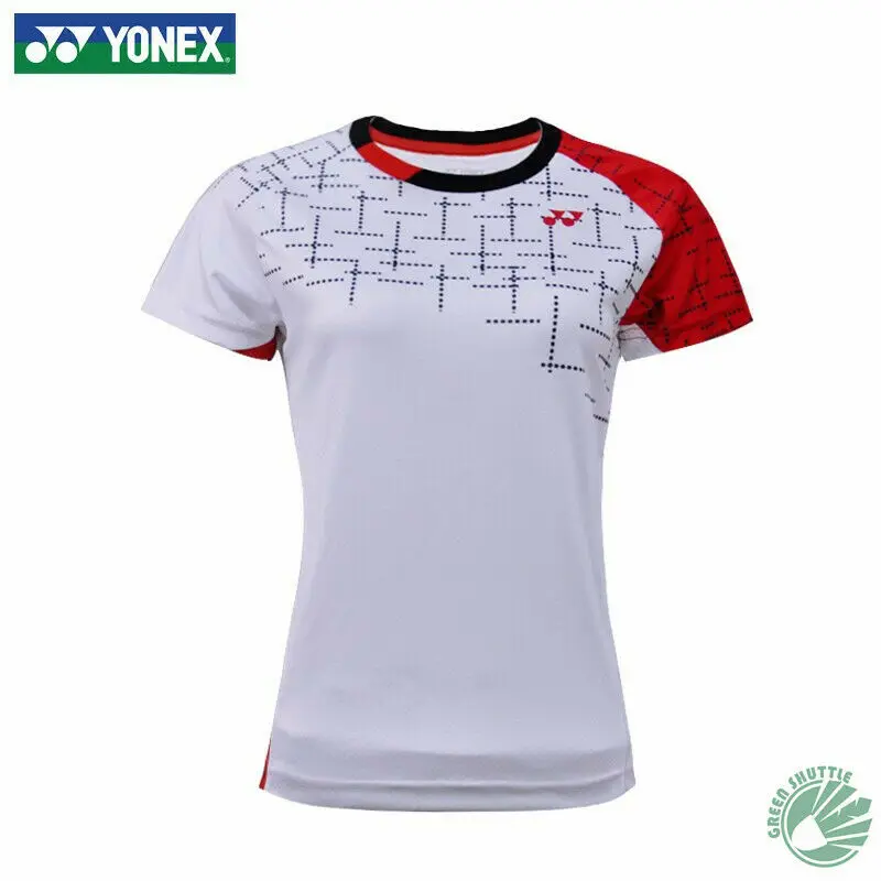 Новинка 2020 мужская и женская рубашка Yonex из быстросохнущей ткани шорты