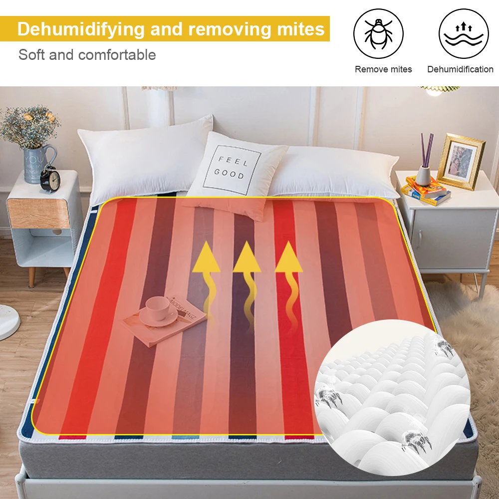 Euro Electric Blanket Heated Double Thermal 150 180cm Adjustable Warmer Heating Dropshipping | Дом и сад