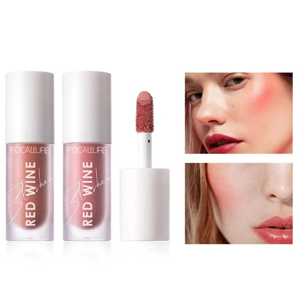 Жидкие румяна для лица FOCALLURE стойкий натуральный контур щек косметика