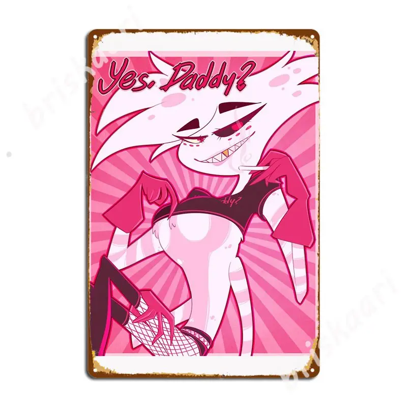 

Angel Dust - Yes Daddy Metal Signs Wall Mural pub Garage Customize Plaques Tin sign Posters