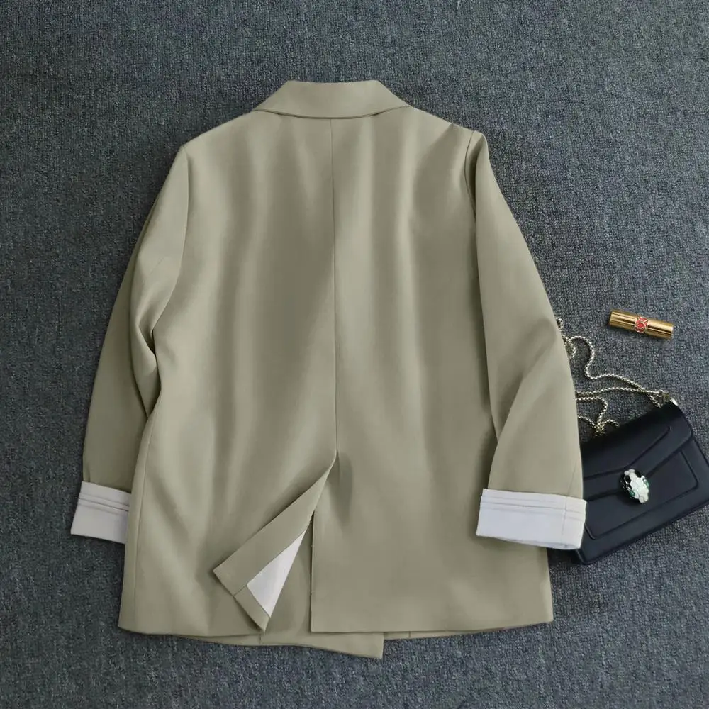 

Cheap wholesale Fad spring autumn new Vogue casual Ladies work wear nice women Jacket woman female OL blazer coat Fy2077