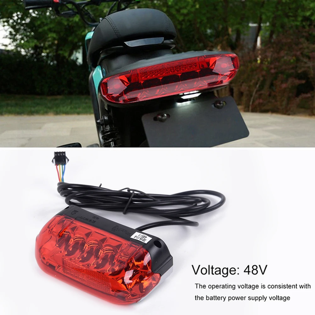 

36V Electric Bicycle Modified LED Rear Tail Light Brake Lights Taillight for taillight / brake light practical E-bike Parts