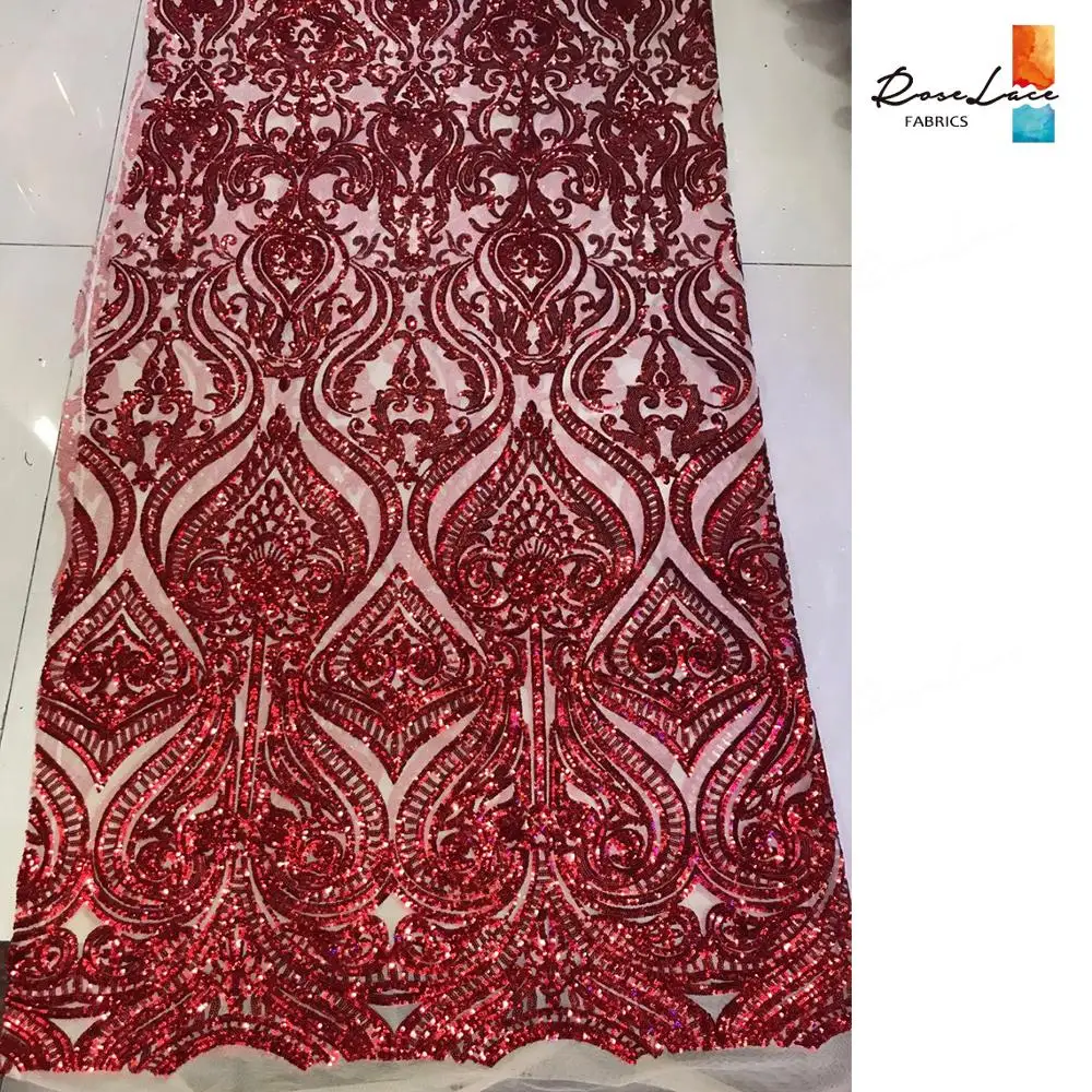 Африканская серебряная ткань с блестками и вышивкой сетчатая кружевная для