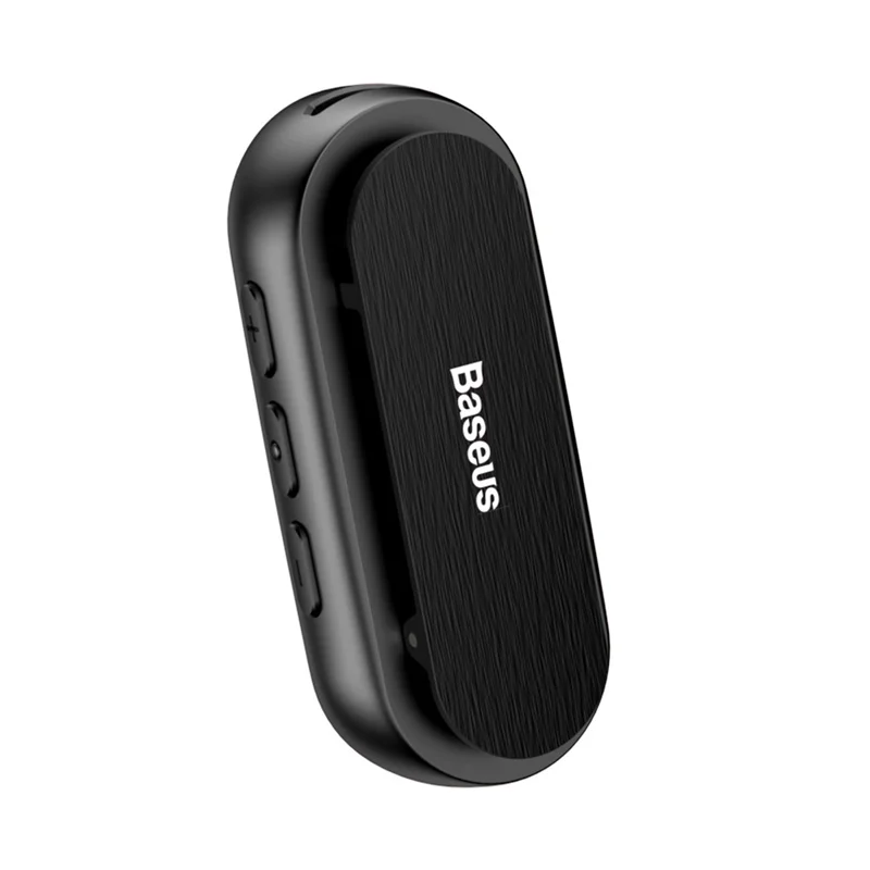 Baseus Беспроводной Bluetooth 5,0 адаптер для iPhone samsung huawei xiaomi 3,5 мм разъем для наушников адаптер Универсальный работать с разъемом подачи внешнего сигнала Aux - Цвет: Черный