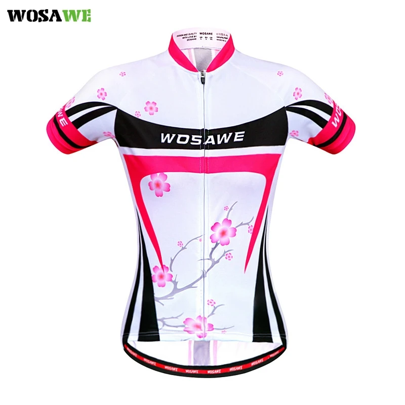 WOSAWE быстросохнущая Женская футболка для велоспорта летняя женская одежда с