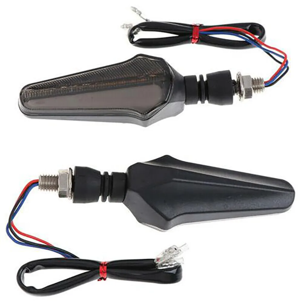

4pcs Turn Signal Indicator ABS Plastic Amber Flowing DRL Brake Red Lights White
