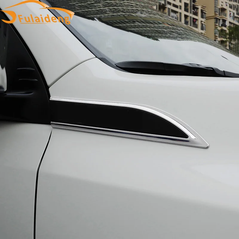 2 шт. для Toyota Land Cruiser PRADO FJ150 2010 2019 хромированная панель из АБС пластика крыльев