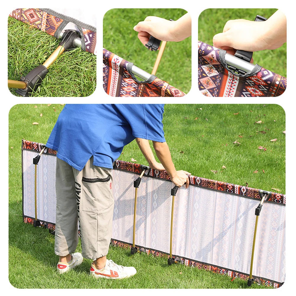 

New Outdoor Portable Folding Bed Single Person Camping Cot 330LB Bearing Weight Compact Outdoor Picnic Camping Equipment
