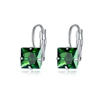 yjgs newest fashion zircon crystal earrings for women girls unique square zirconia hoop earrings jewelry gifts pendientes mujer