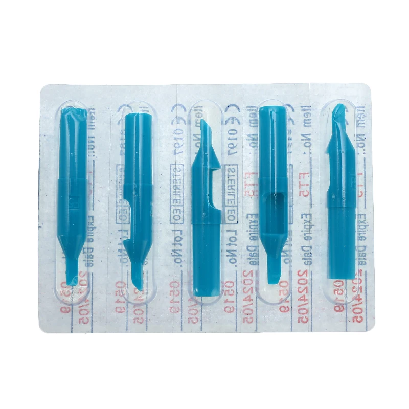 40 шт. одноразовые пластиковые тату иглы с коробкой|Типсы для тату-машинок| |