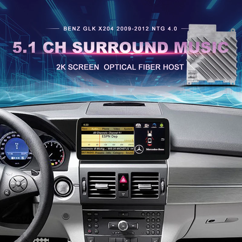 

Car DVD for BENZ GLK X204 (2009-2012) NTG 4.0 Car Radio Multimedia Video Player Navigation GPS Android 10.0 double din