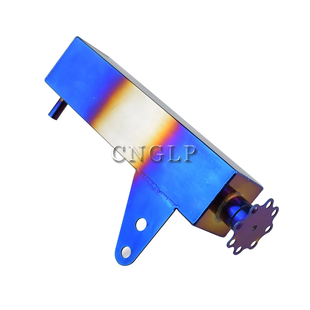 Универсальный радиатор охлаждающая жидкость обожженный синий Алюминиевый