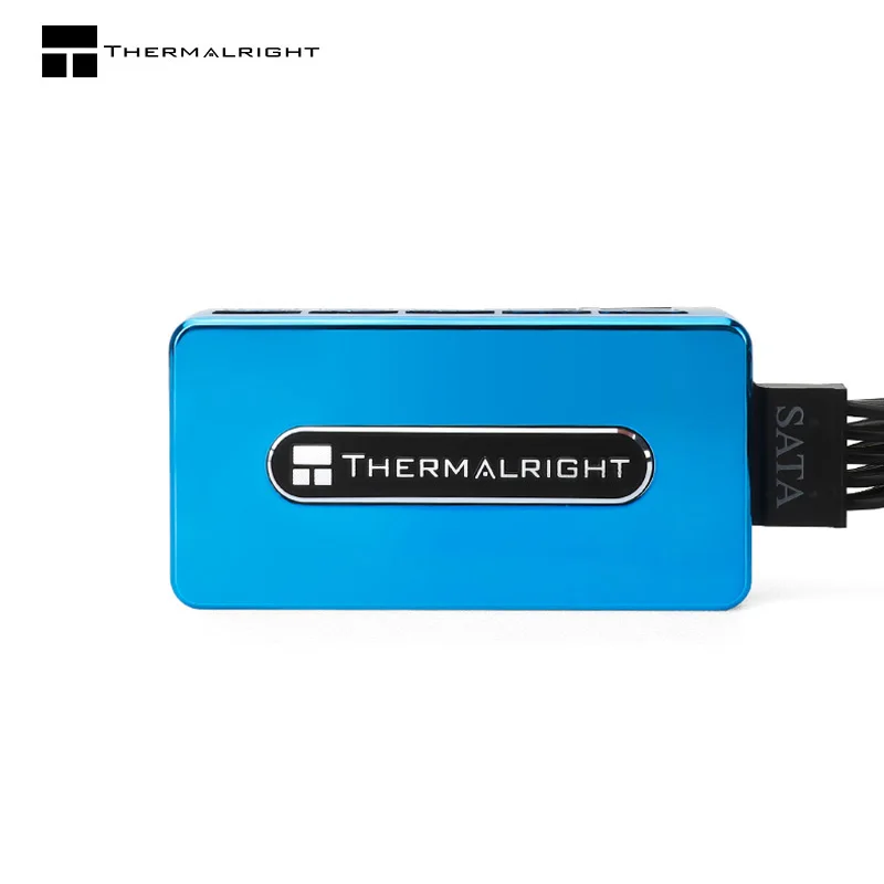 

Thermalright Компьютерный Вентилятор RGB 12V 4PIN Spliter 1 до 10 HUB, поддержка управления материнской платой, клей RGB HUB Control ler RE V.A