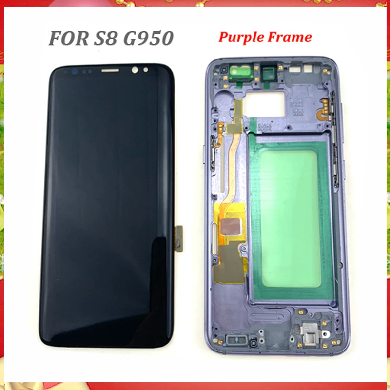 Оптовая цена ЖК дисплей для samsung S8 Plus оригинальный G955F с рамкой сенсорный экран