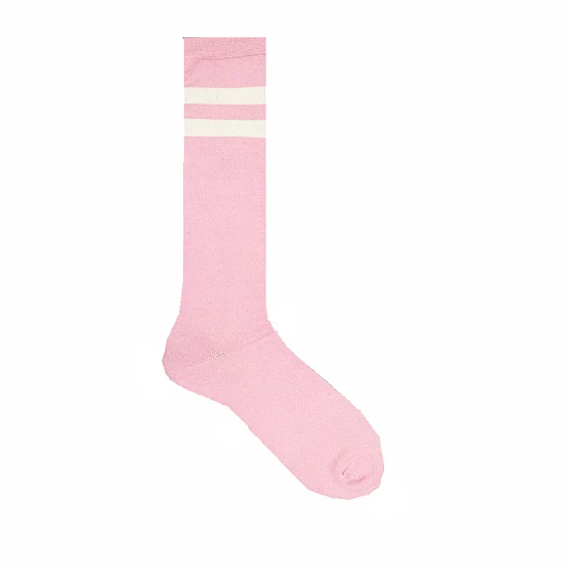 

Simple dot five-pointed star rainbow long tube men and women personality trend socks