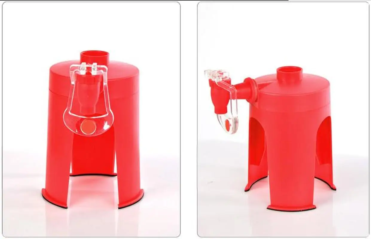 Творческий ручной колы бутылки перевернутый питьевой газированных напитков