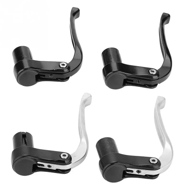 1 Pair Bike Brake Levers Folding Handle Lightweight Aluminum Alloy Mountain Road Bicycle Lever Parts | Спорт и развлечения