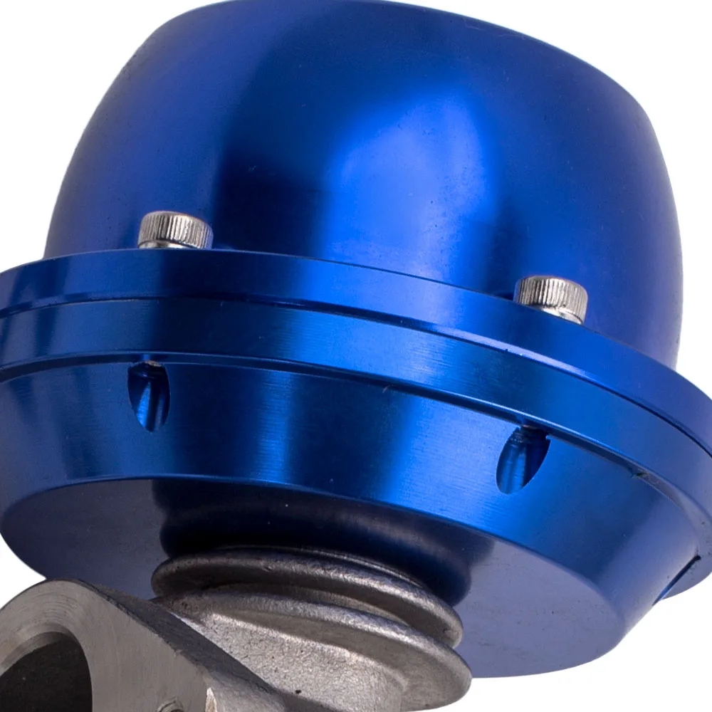 

Blue 38mm wastegate kit with flange and gaskets bolts 125mm X 95mm X 95mm new