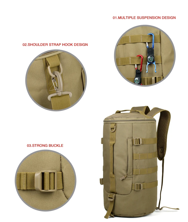 40L Открытый военный тактический рюкзак Кемпинг походные рюкзаки ручная сумка