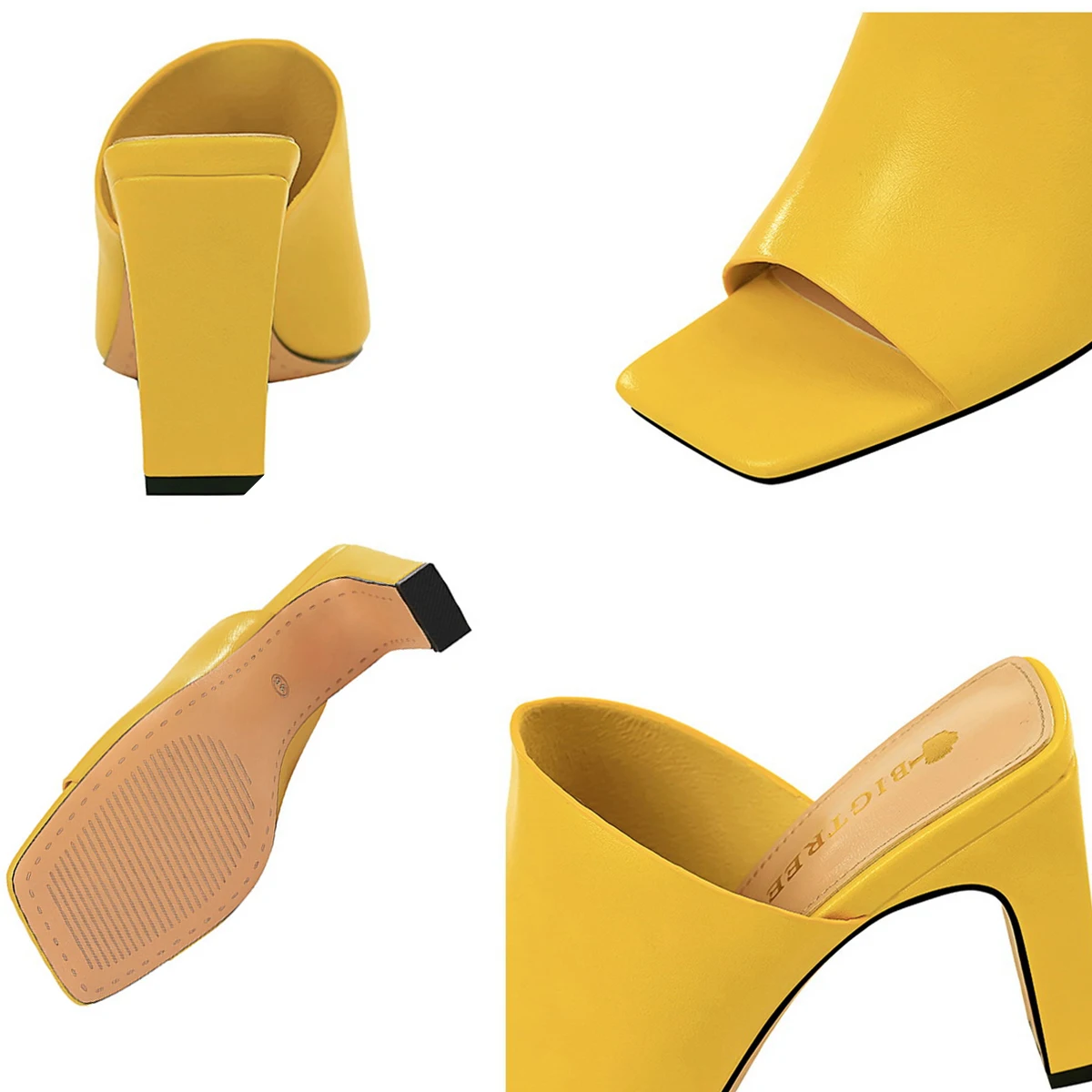 Fujin/высококачественные женские босоножки с квадратным носком на высоком каблуке