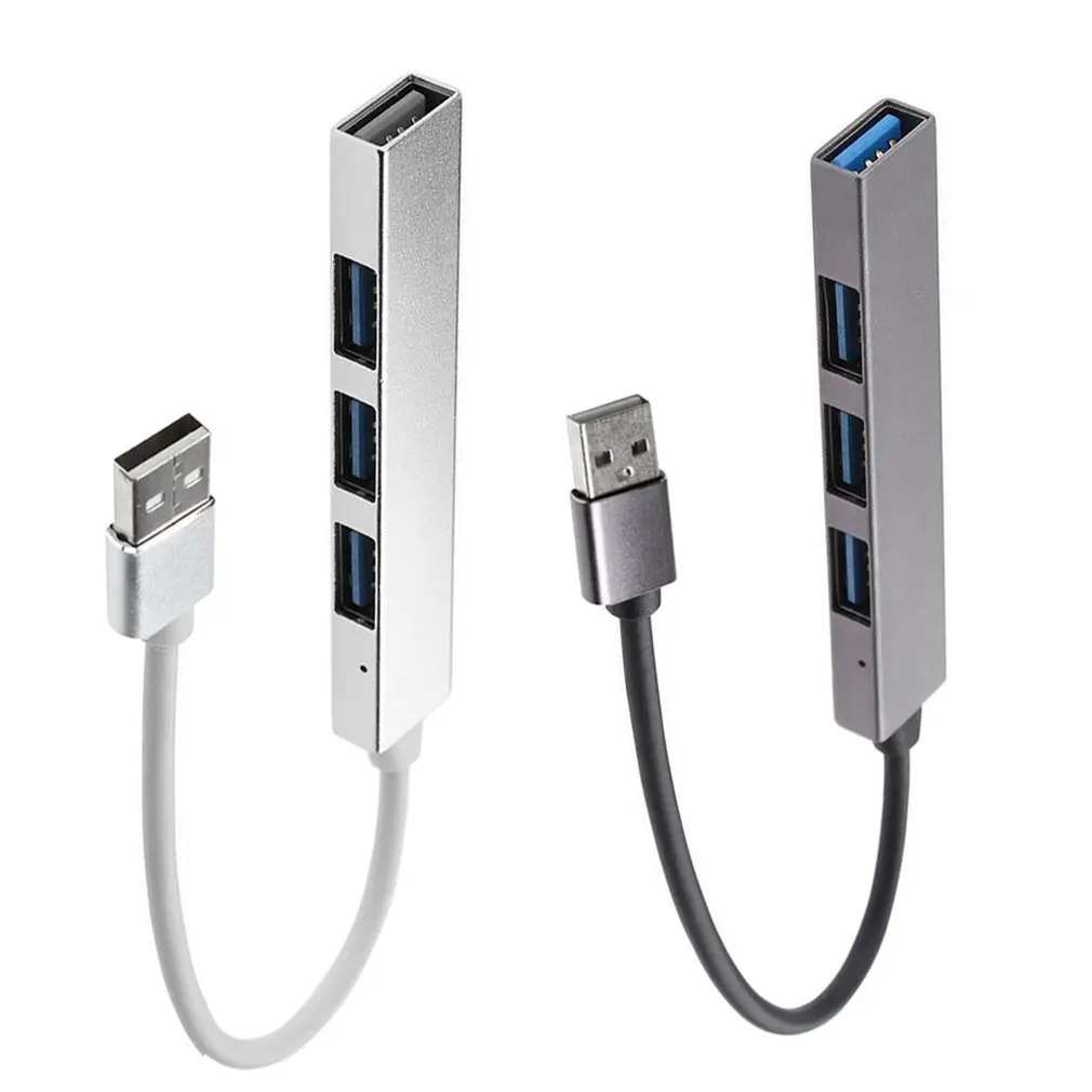 Мульти USB 3 0 концентратор 4 порта Высокоскоростной тонкий компактный