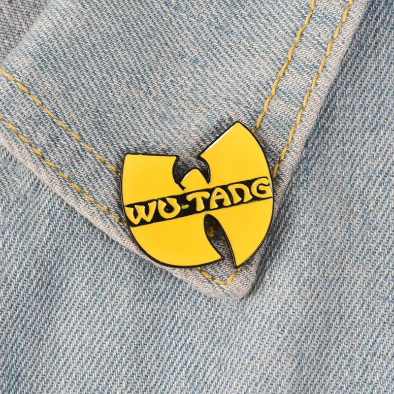 Мультфильм Wudang рок-группа брошь для Wopmen креативный WU-TANG значок эмаль булавки хиджаб булавки джинсовые куртки рюкзак Ювелирные изделия Подарки