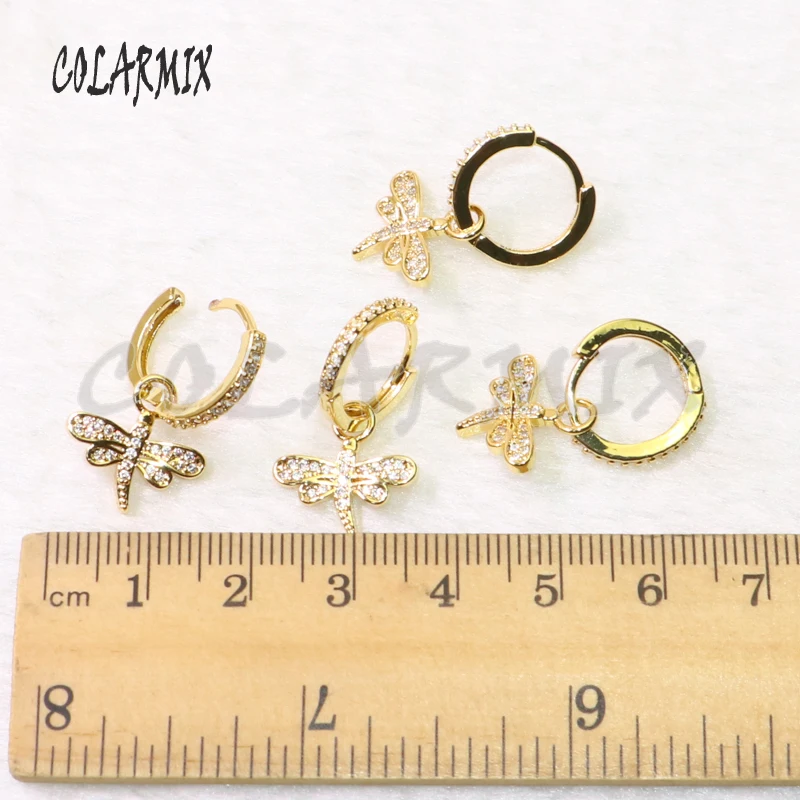 Женские серьги Крючки Drangon с кристаллами аксессуары для женщин 5 пар