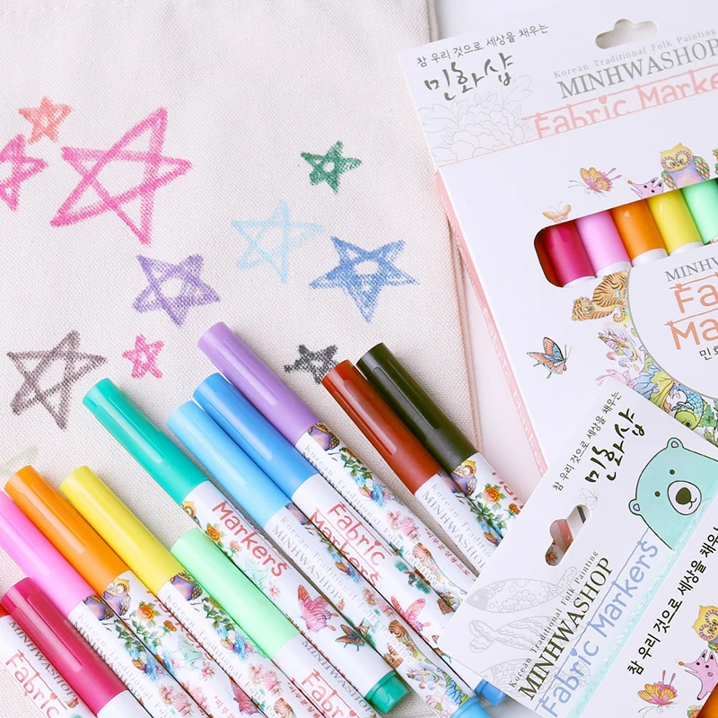 Перманентные маркеры для рисования 8 12 цветов|Маркеры рисования| |