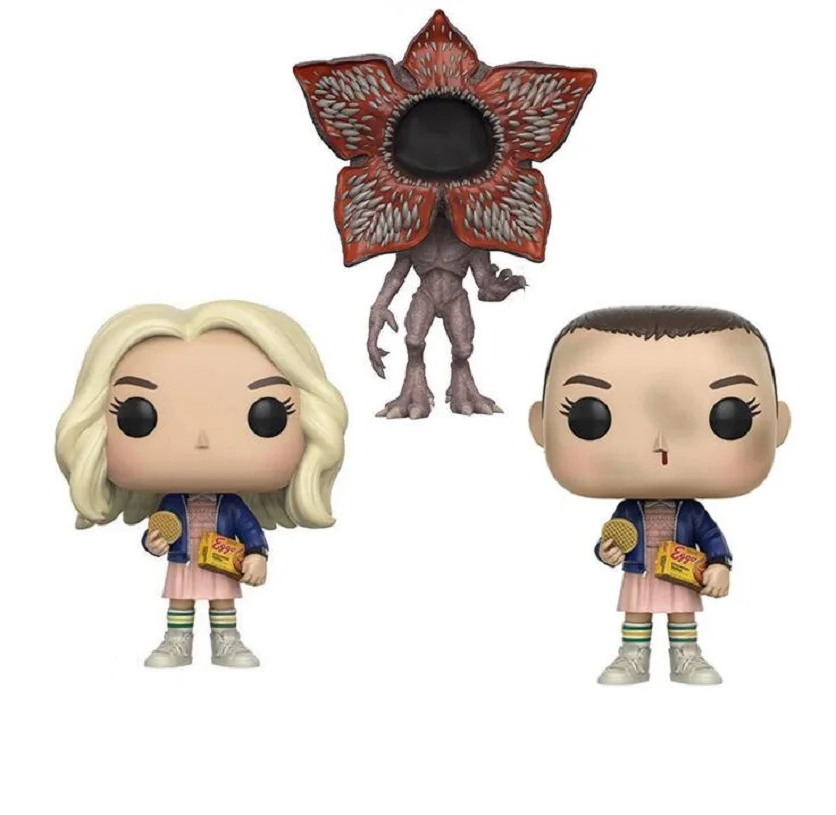 Поп странные вещи и маленький Eleven с eggos ПВХ фигурку Мальчик игрушки для детей