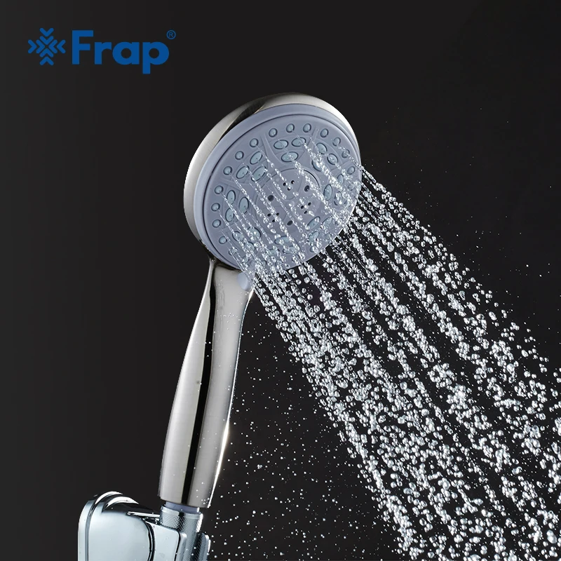 

FRAP 3 Modes Bathroom Shower Head Luxury Adjustable Water Saving Handheld Taps SPA Shower Bath Head Bathroom Accessions