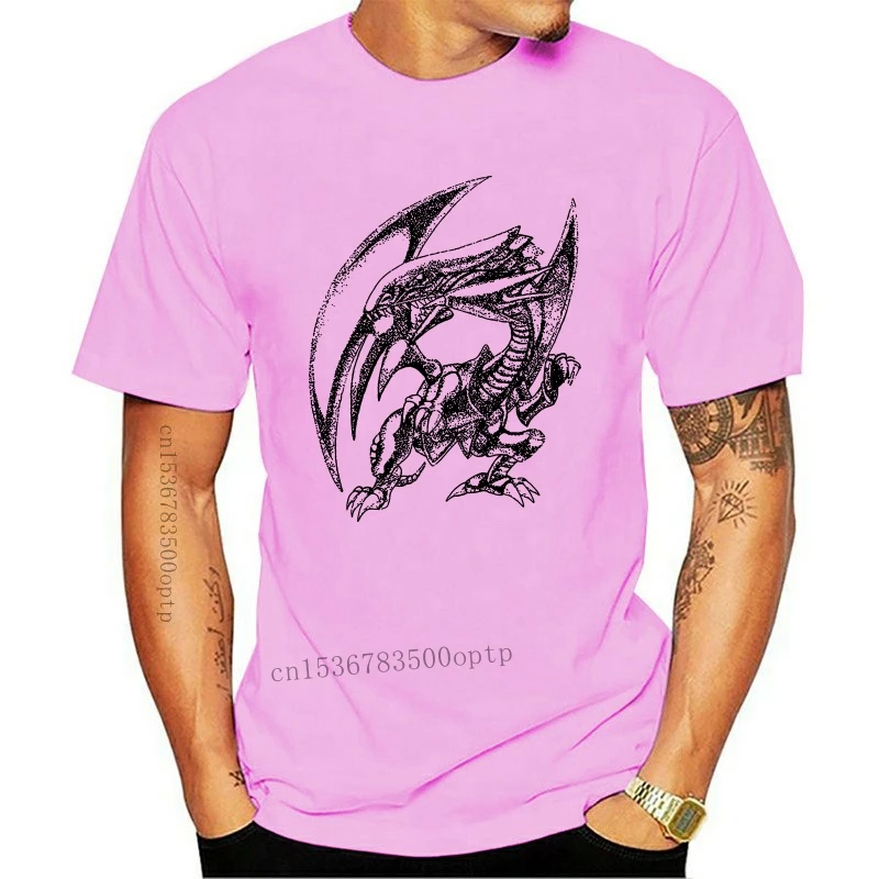 

Summer Fit Slim Men T Shirts 100% Cotton Blue Eyes White Dragon Dots Yu Gi Oh 2019 Men s Street Short Sleeve T Shirt